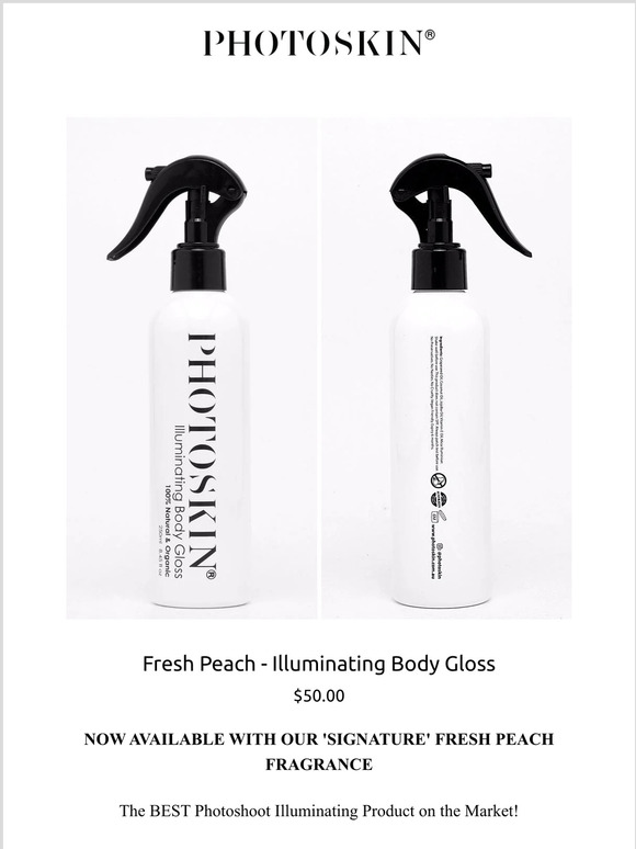 $35 - Fresh Peach Illuminating Body Gloss - 48 hours ONLY