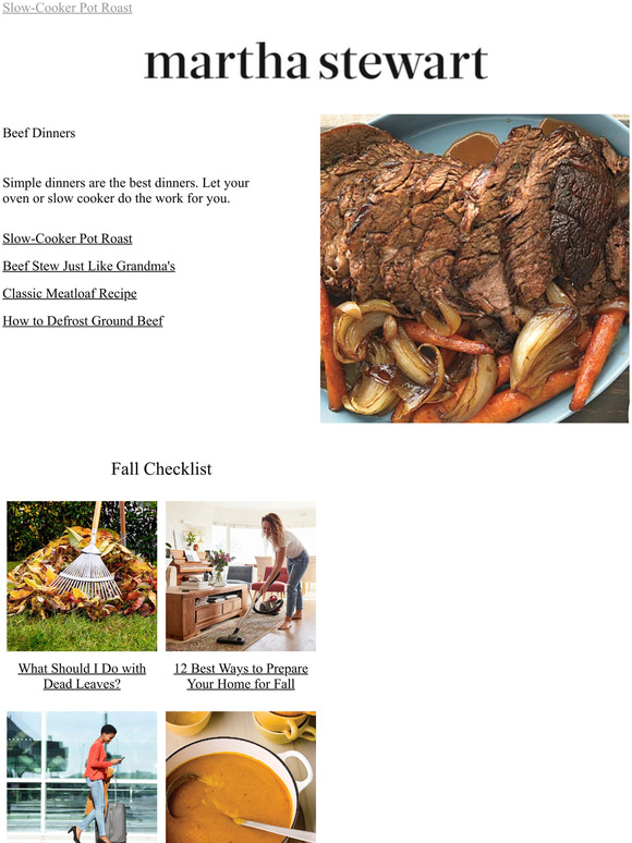 Martha Stewart SlowCooker Pot Roast Milled