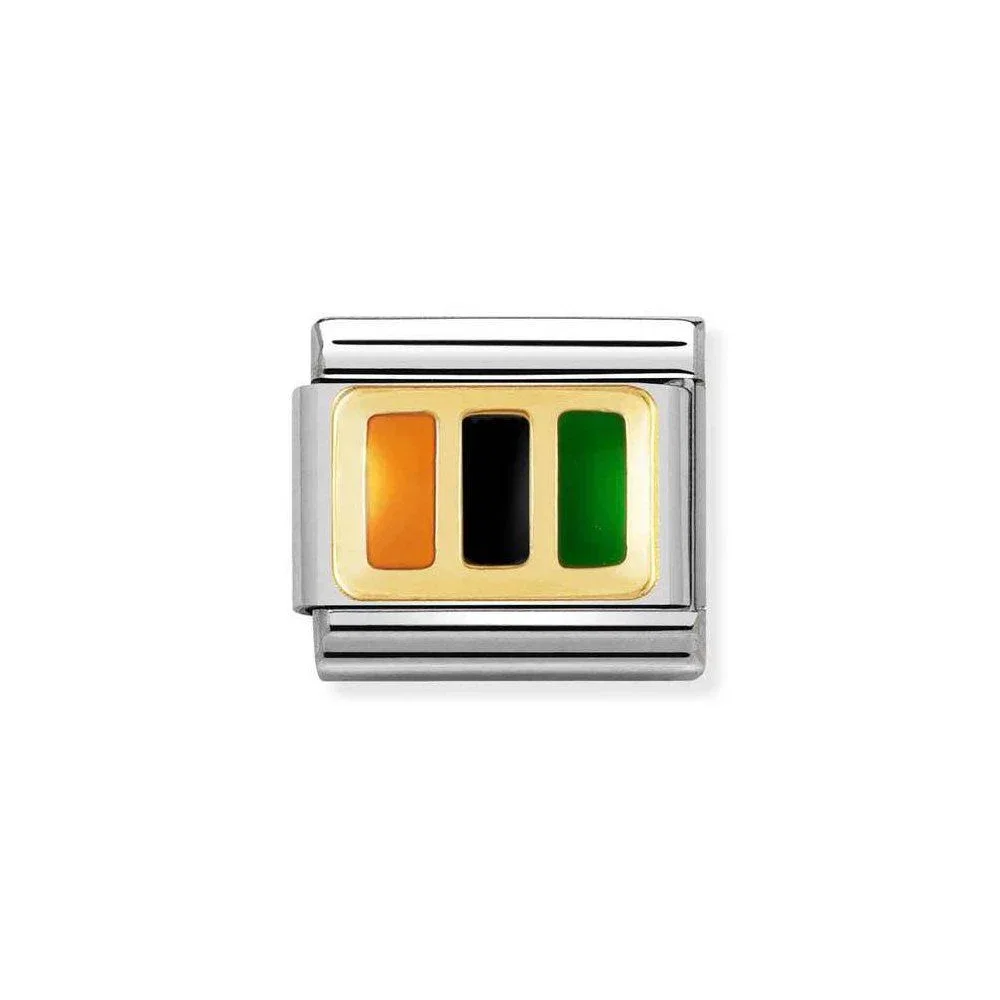 Image of Classic Gold & Enamel Venice Flag 030234/53
