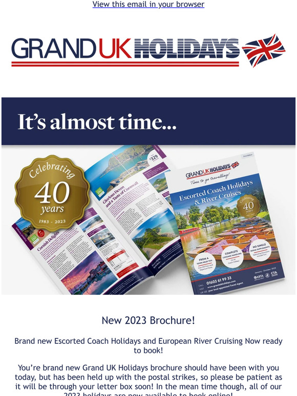 gb tours 2023 brochure london