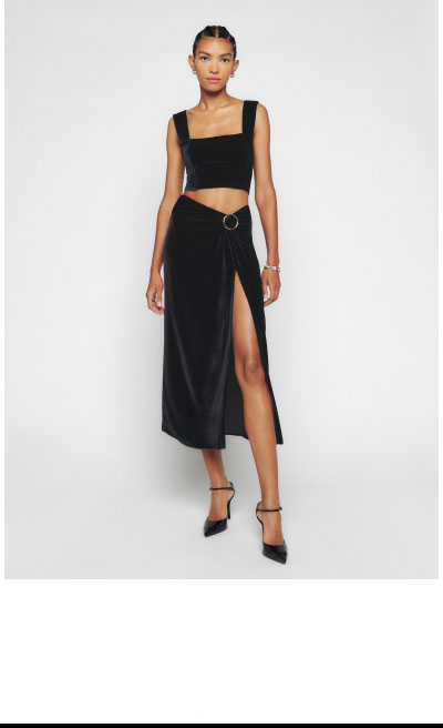 Nova Velvet Skirt