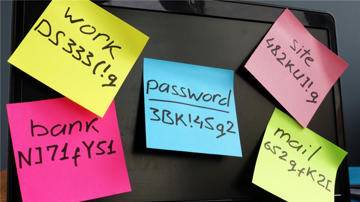 sticky notes