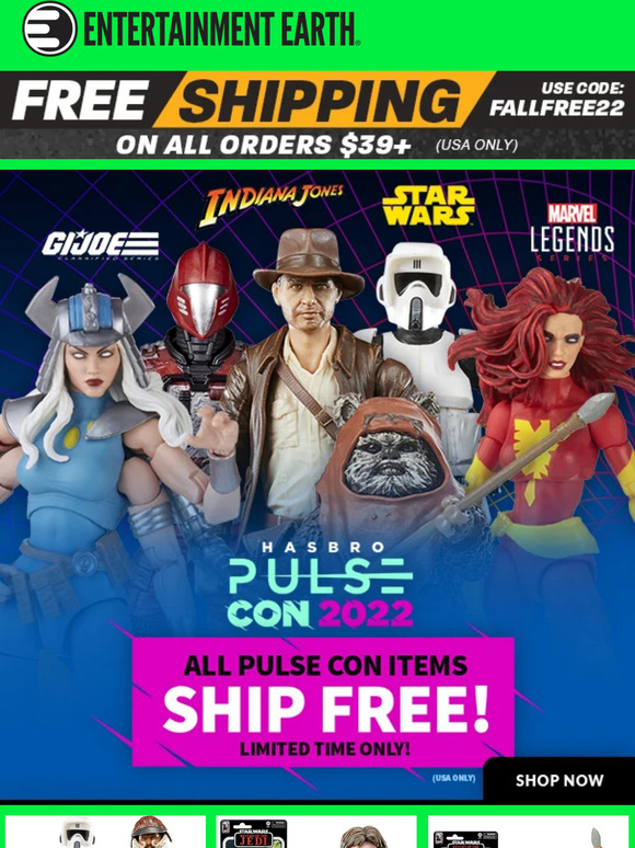 Entertainment Earth ICYMI HUGE Star Wars, Indiana Jones, G.I. Joe Action Figures Drop! Milled