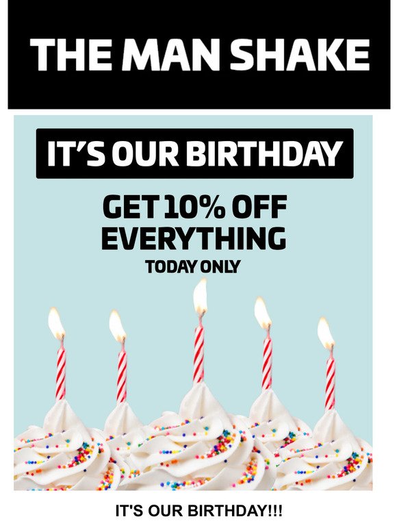 🎂 IT'S OUR BIRTHDAY! GET 10% OFF SITE WIDE 🎂