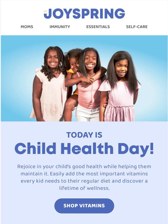 Celebrate Child Health Day!