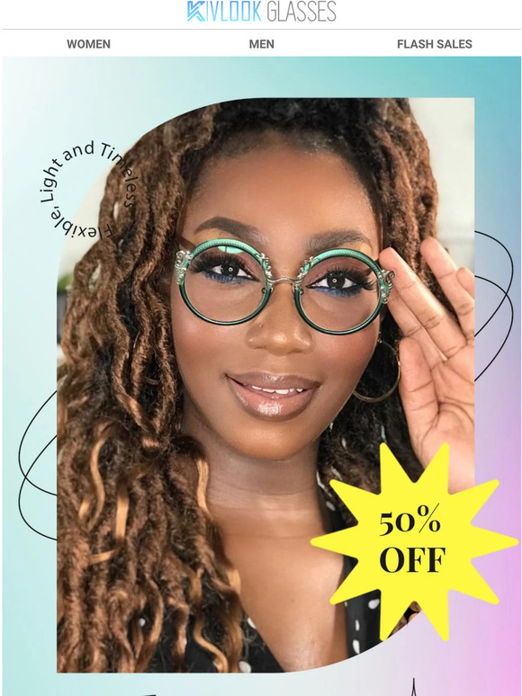 VlookOptical Be Elegant?😮Always Look Good In Metal Frames! Milled