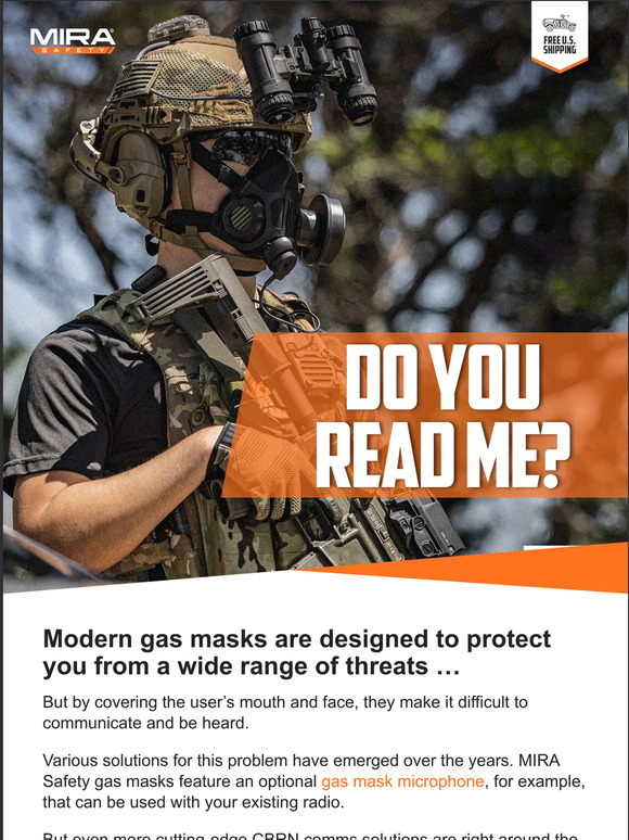 MIRA Safety Your Gas Mask Comms Guide ☣️ Milled