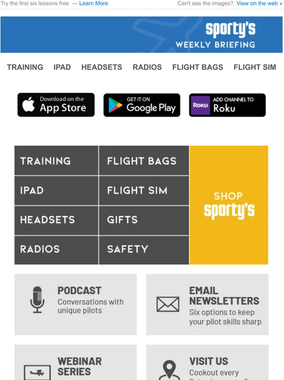 Sporty's Pilot Shop NEW Sporty's 2023 Pilot Training Courses Are