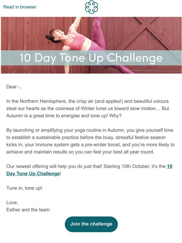 10 Day Tone Up Challenge 💪