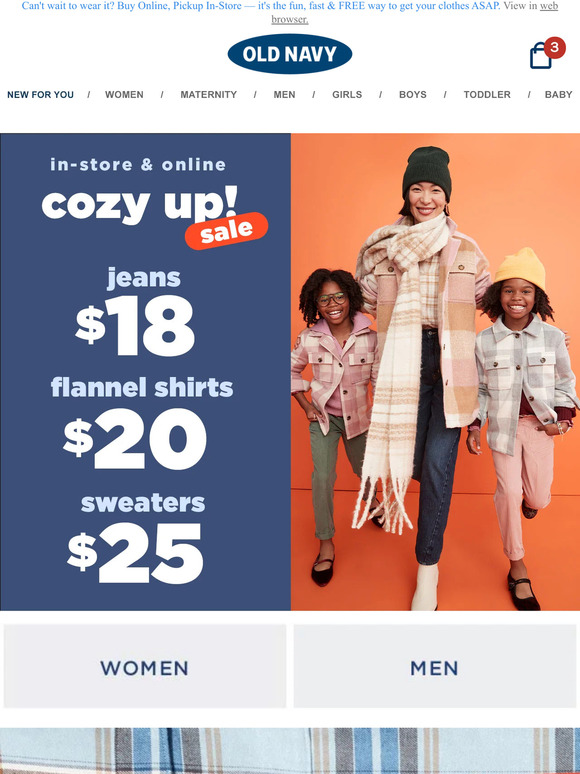 Old Navy: The $25 boyfriend flannel (this week only!!) | Milled