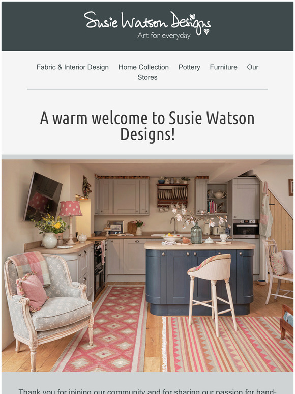 Susie Watson Designs, Home Collection, Kitchen Accessories