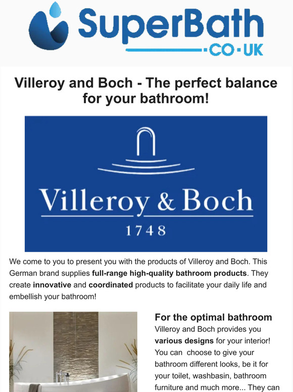 A Villeroy and Boch bathroom