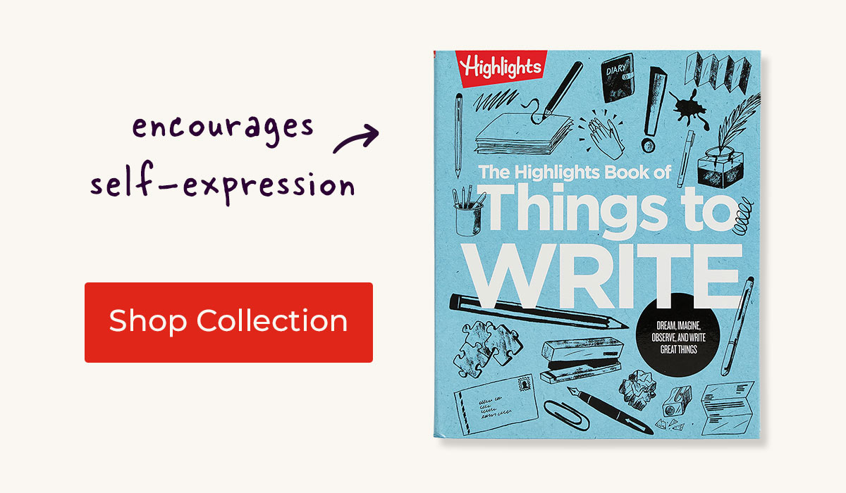 Shop Book of Things to Write: Encourage Self-Expression!