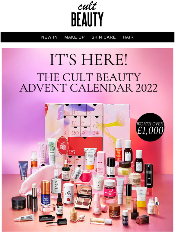 Cult Beauty Ltd. The Cult Beauty Advent Calendar is here Milled