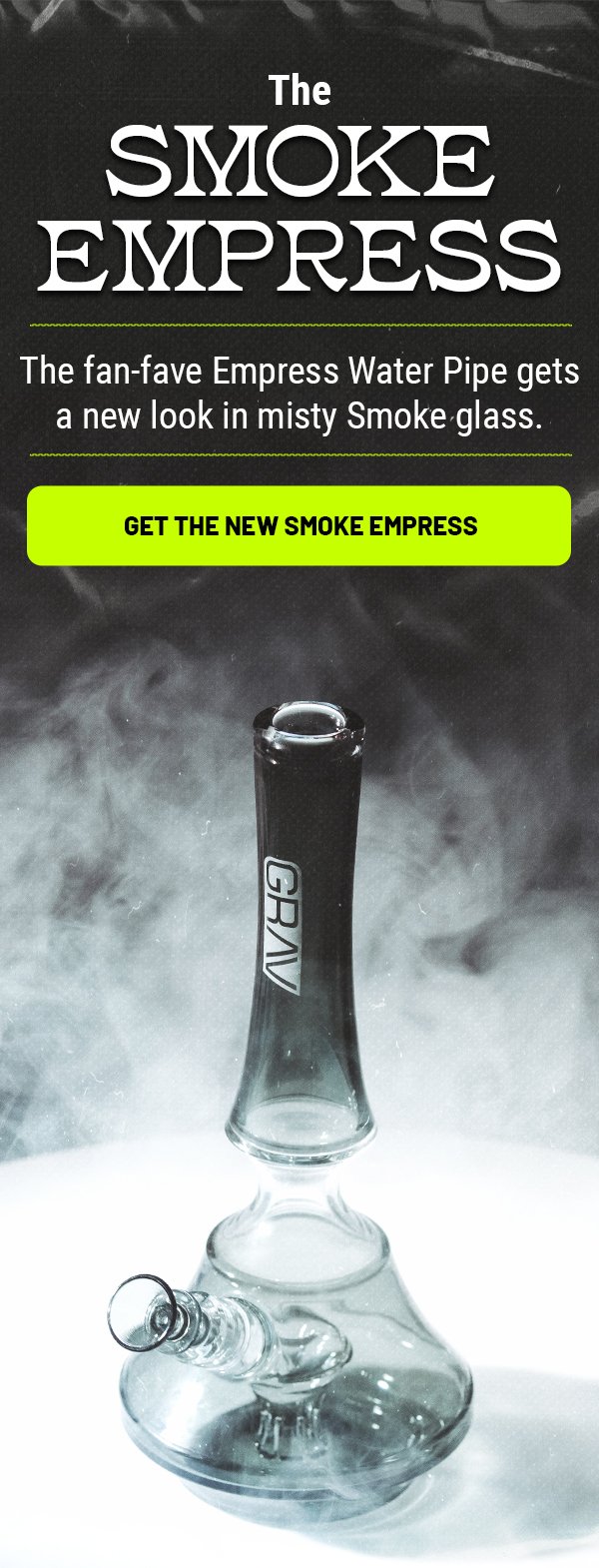 Grav® - Smoke Empress Water Pipe - Smoke -SmokeDay