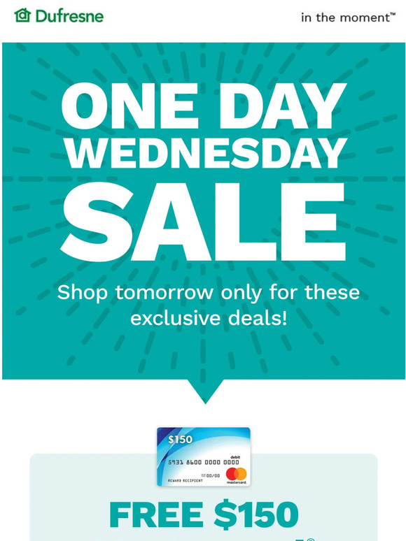 One Day Only Deals