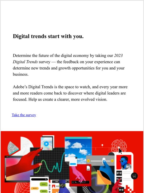[Survey] Speak your mind on the 2023 Digital Trends