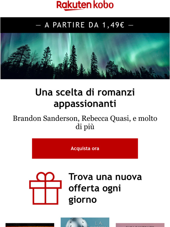 Una scelta di romanzi appassionanti in offerta