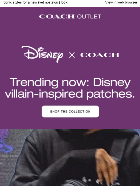 Coach Outlet Current Obsession Disney x Coach Patches Are Here