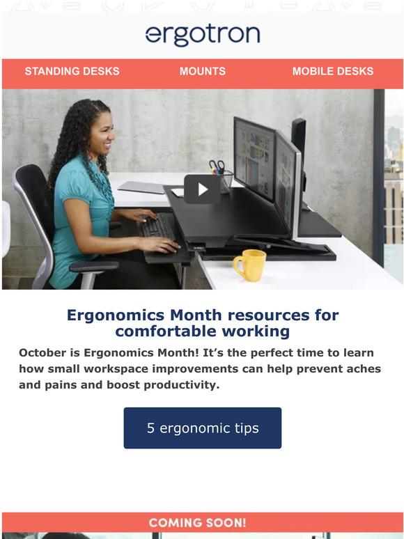 5 Ergonomic Tips for Improving Your Workspace