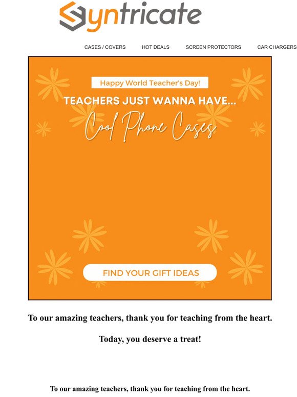 Perfect gift ideas for teachers