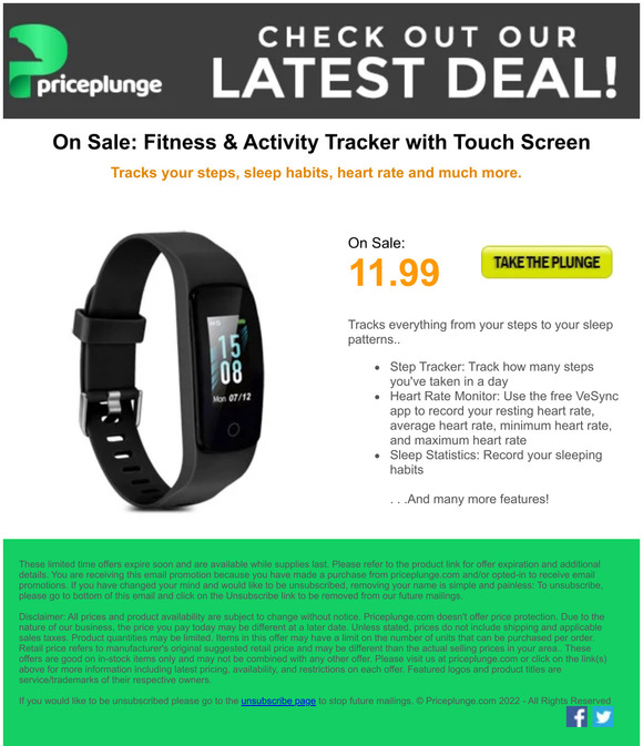 Only 12 Bucks for Activity Tracker that tracks your steps, sleep and more