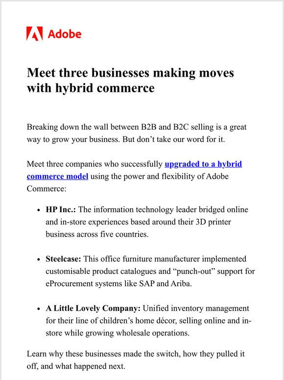 How 3 companies harnessed hybrid commerce