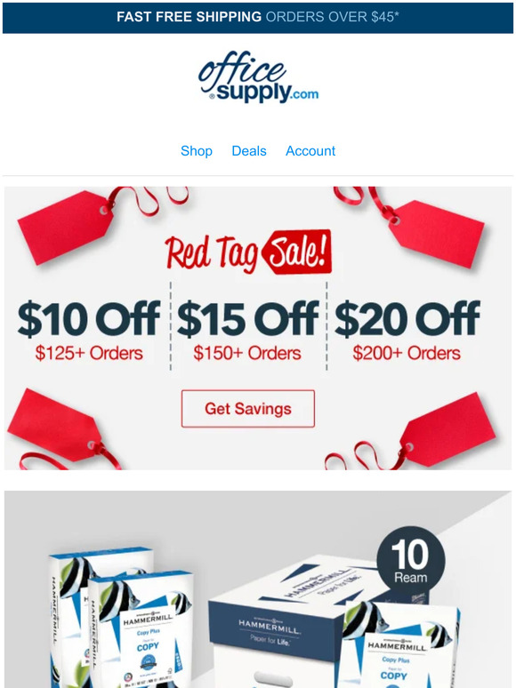 (US) 🤩 Choose your savings! Copy paper sale, 20 off