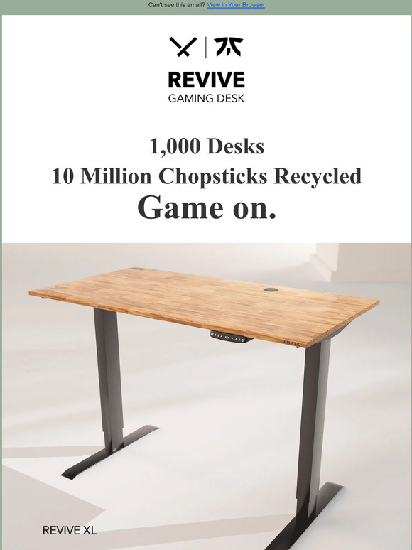 Game on, REVIVE Performance Gaming Desks Now Available