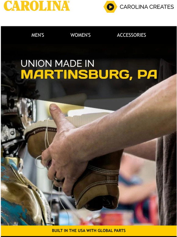 Carolina Footwear These Boots are Union Made in Martinsburg