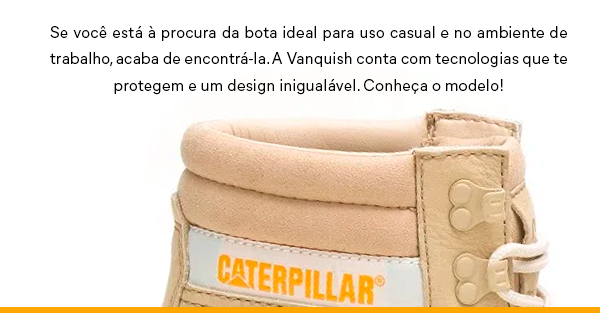 Bota Caterpillar Invader Hiker À Prova D'Água Com Bico Composto