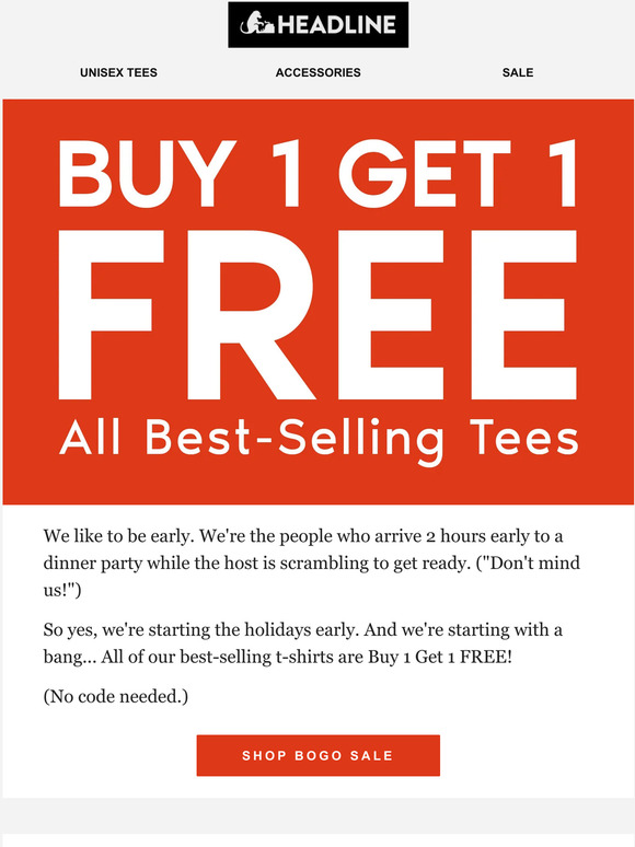 Buy 1 Get 1 FREE — All Best Sellers!