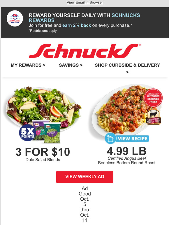 Schnucks Your Weekly Savings at Schnucks Are Here! Milled