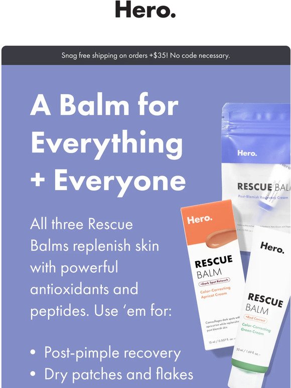 How to hydrate + soothe skin with Rescue Balm
