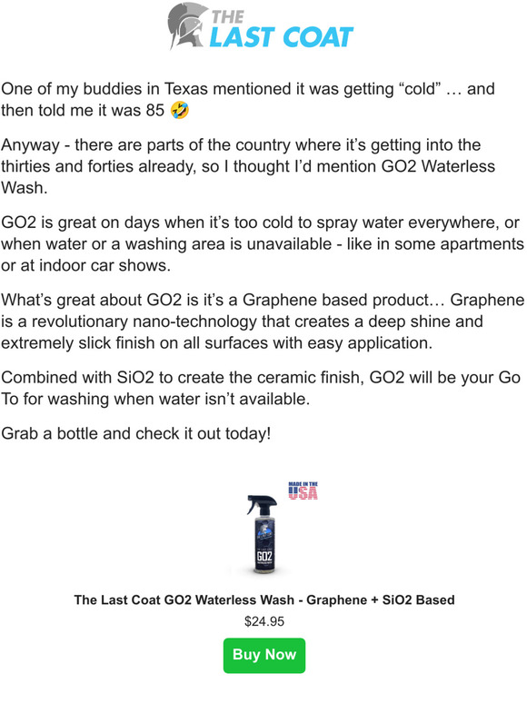 Wash without water? 💦