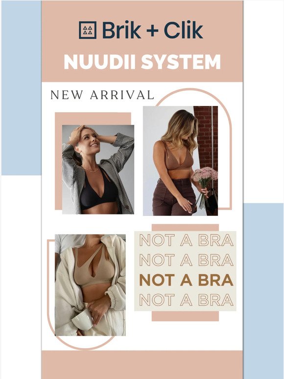 🚨 New Arrivals 🚨 Nuudii, the option between bra and braless