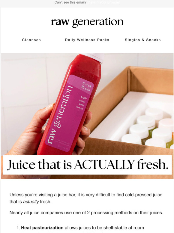 Raw Generation Is green juice making you healthier? Milled