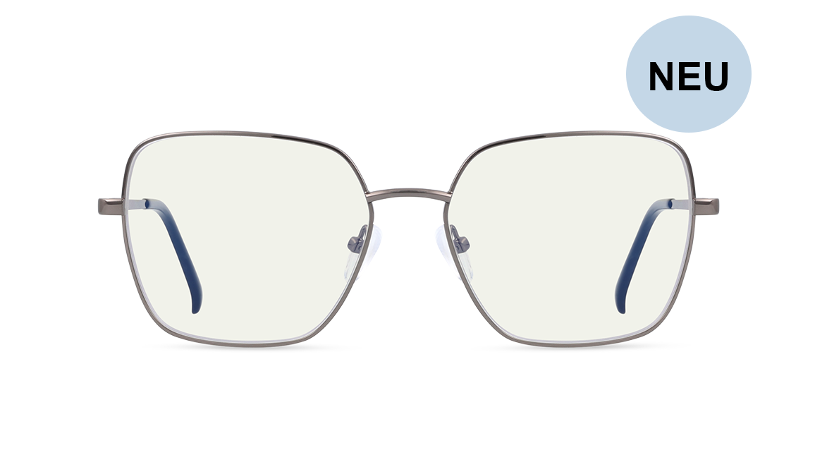 Hier ist eine Blaulichtfilterbrille zu sehen.