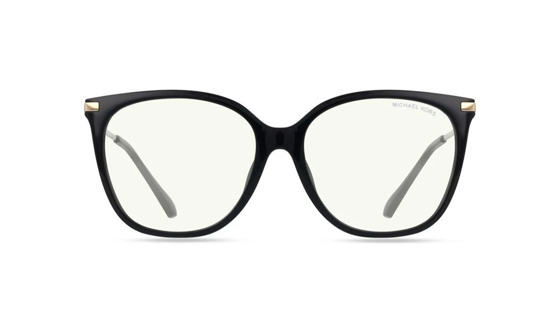 Hier ist eine Blaulichtfilterbrille zu sehen.