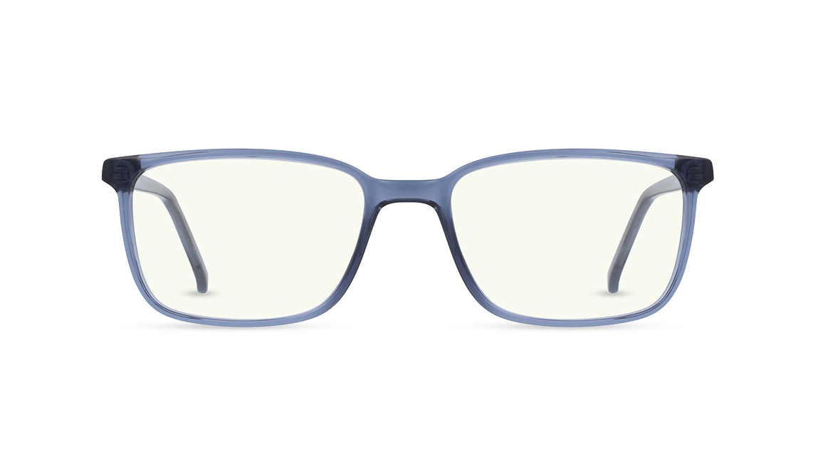 Hier ist eine Blaulichtfilterbrille zu sehen.