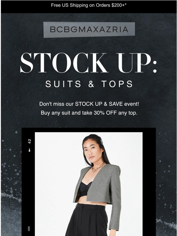 BCBG Email Newsletters Shop Sales, Discounts, and Coupon Codes