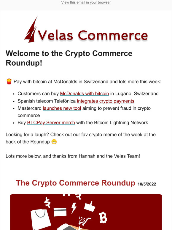 🍟 Pay with bitcoin at McDonalds in Switzerland!