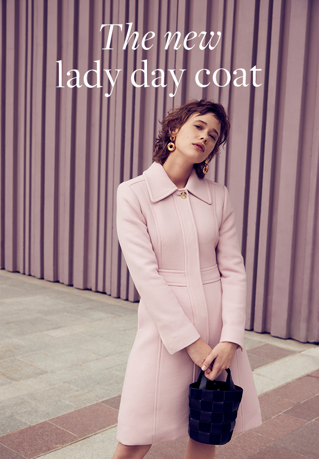 J crew lady on sale day coat pink