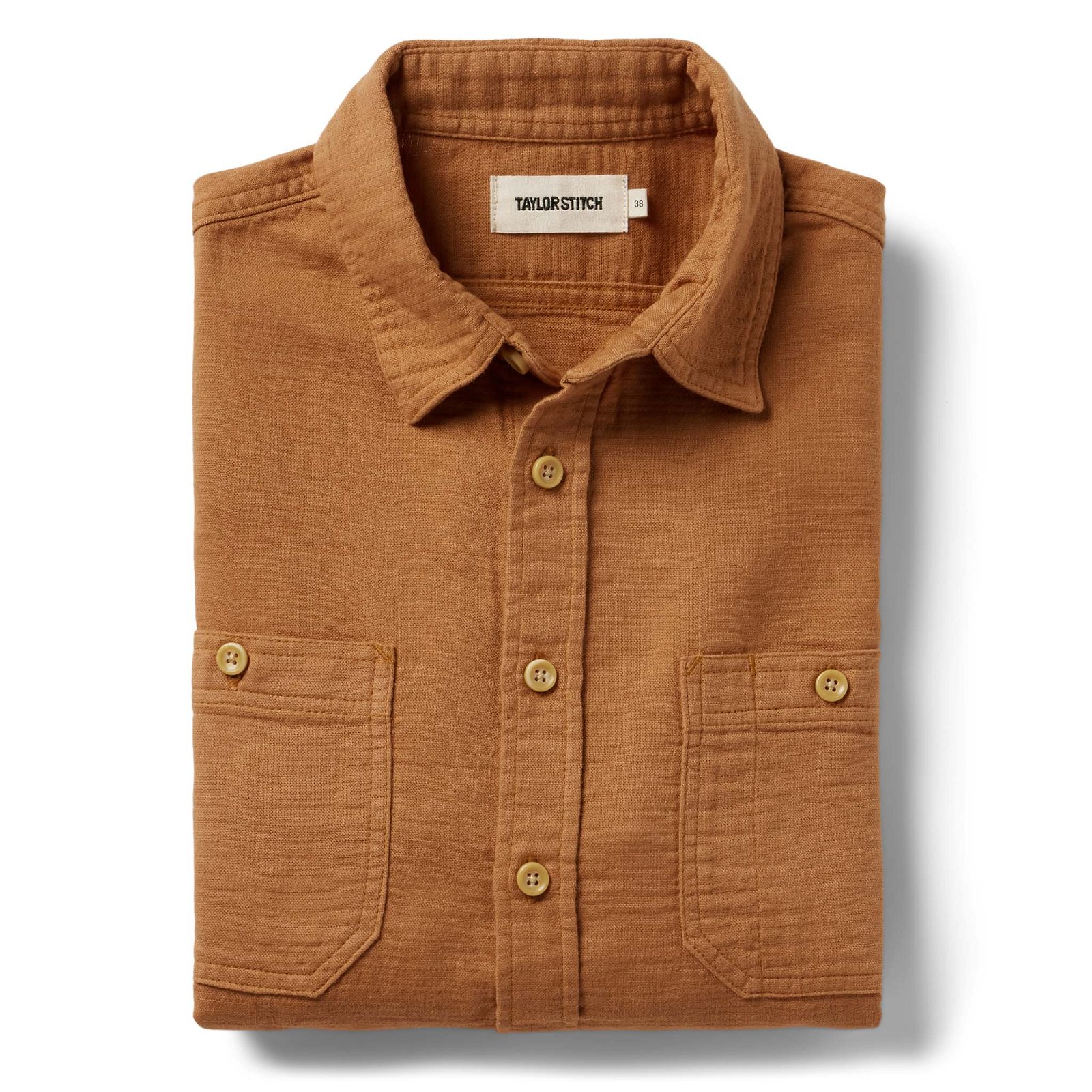 Image of The Utility Shirt in Russet Double Cloth
