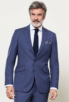 Williams Infinity Active Slim Fit Micro Puppytooth 2 Piece Suit 