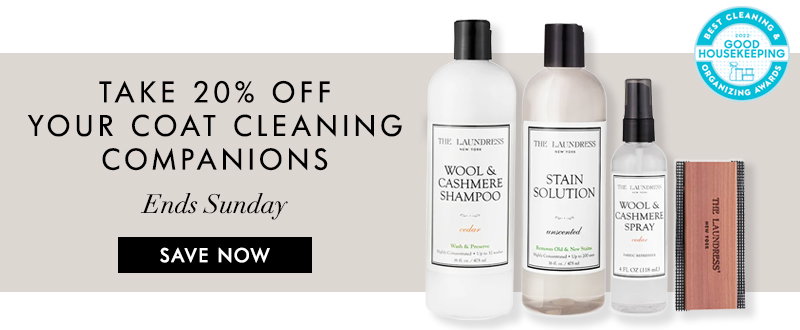 Take 20% Off Your Coat Cleaning Companions
