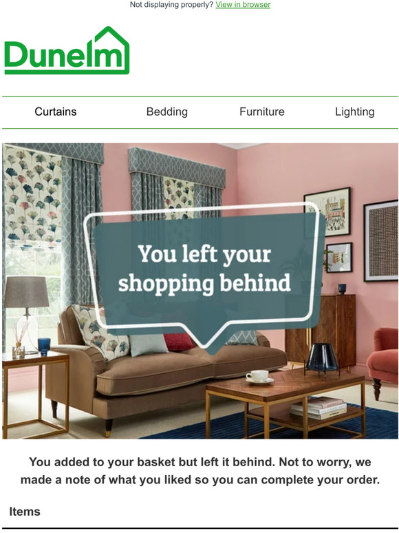 Dunelm Did you something? Milled