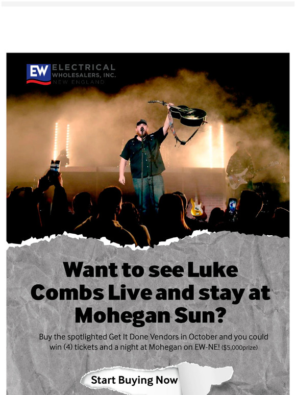 Let EWNE take you to a Luke Comb's concert!