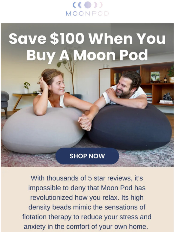 Moon Pod Save 100 when you buy a Moon Pod Milled