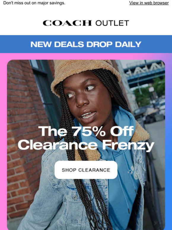 Coach Outlet Clearance Frenzy Alert ⚠️ Milled
